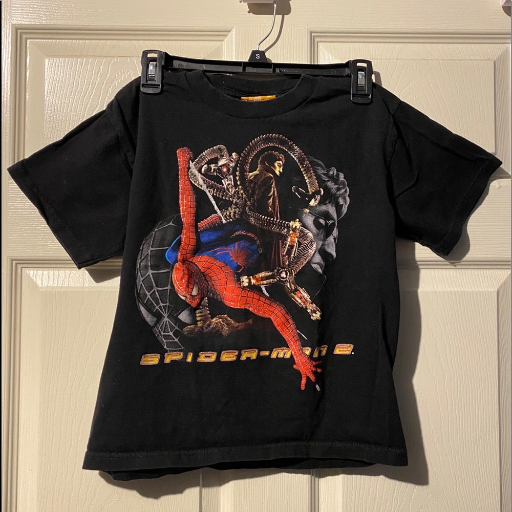 Vtg 2004 Spiderman 2 Shirt Youth M